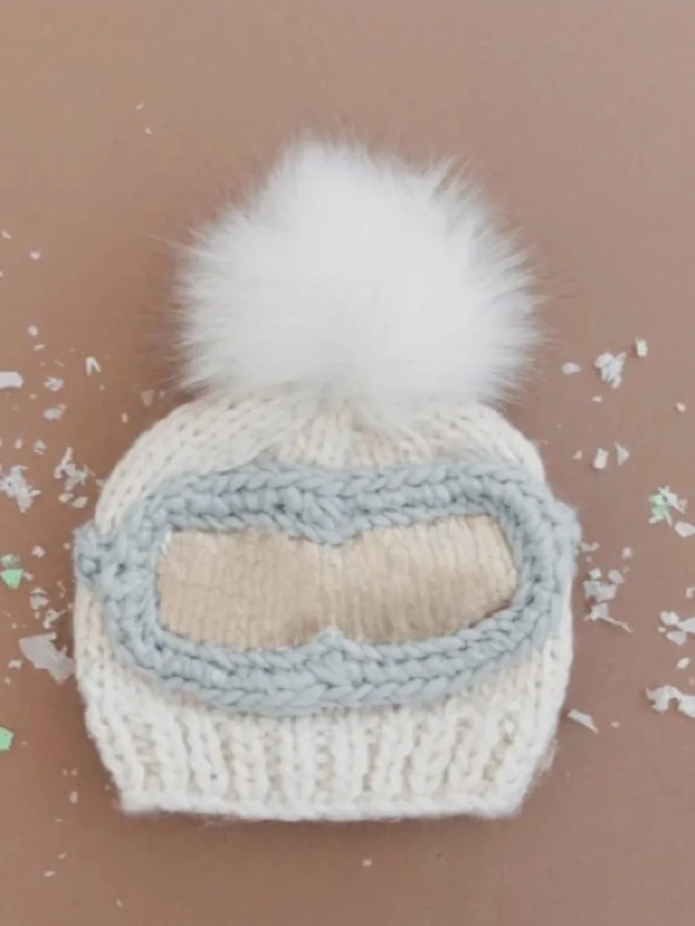 Blueberry hill Ski Goggles Knit Hat